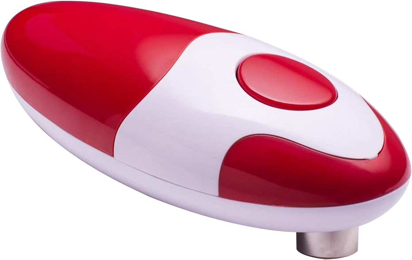 Chefs Star Smooth Edge Automatic Can Opener (Red) Amazon.co.uk