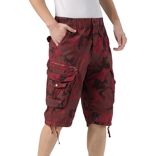 Men's Cargo Shorts Weatherproof Vintage Youth Boy's Pull-On Cargo
