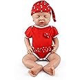 IVITA 12 inch Full Silicone Babies Dolls Not Vinyl Dolls Anatomically Correct Lifelike Newborn Silicone Baby Dolls Stress Relief Anti-Stress Toys for Kids & Toddlers Child Gifts- Girl