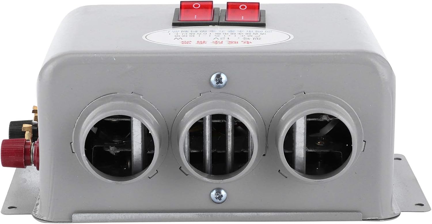 600W‑800W 12V Car Heater Compact Car Heater 3 Hole Winter