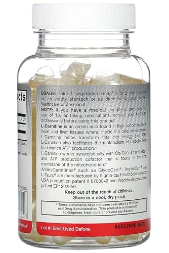 jarrow formulas l carnitine 500 mg L-Carnitine - 100 Veggie Licaps, Pack of 2 in Kenya Glutathione liposomal Complex 100ml Thiamine drip Flavor/Type:Blue Raspberry