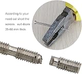 VINLIN 4 Piece M4 Screw Connecting Bolts Sleeves for Door Handle Roses view 4