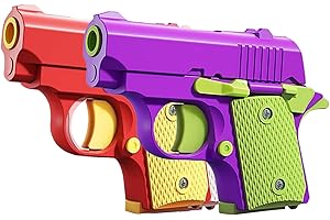 UTOSDAY Fidget Toys for Adults, 1911 3D Printed Small Pistol Toys, Stress Relief Pistol Toys Suitable for Relieving ADHD, Anxiety, Suitable Toys for Friends Adults and Kids Best Gift