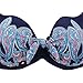 Kiddom Plus Size Bikini Set Large Bust Floral Printings 2 Piece Bathing Suit Cup C-F