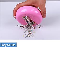 Hilltian Magnetic Pin Cushion with 100 Plastic Head