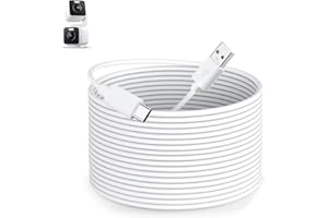 16ft Power Cable for WYZE Duo Cam Pan, Cam Pan v4 Camera, Long USB C Extension Cord