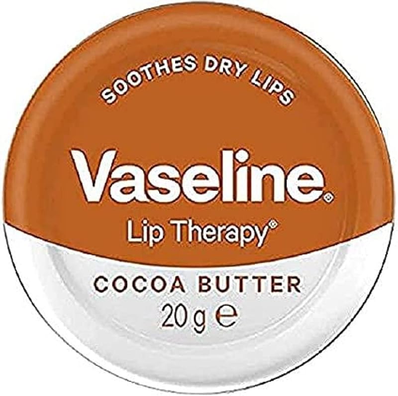 Vaseline Lip Therapy Cocoa Butter 20g Lip Balm - Instantly Soothes & Repairs