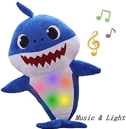 singing baby shark plush