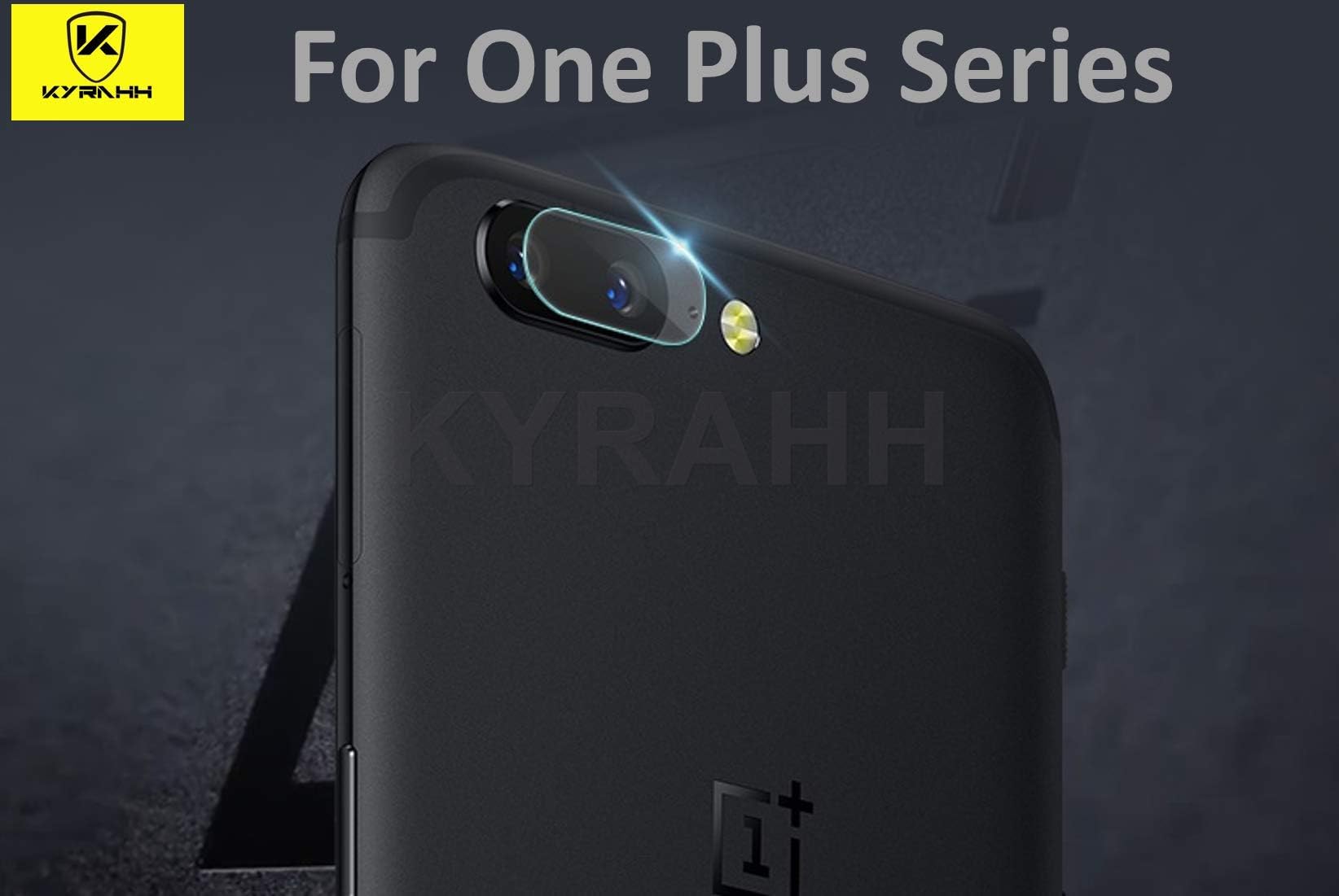 Kyrahh: OnePlus 3 / 3T / 5 / 5T Mobile Back Camera Lens Protector Tempered Glass with Accessories, User Manual (OnePlus 5T)