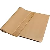 Maitys 500 Pcs 18 x 26 Inch Parchment Paper Baking Sheets Precut Non-stick & No-leak Large Unbleached Baking Paper for Full Size Sheet Pan Cooking Grilling Air Fryer Steaming Bread Cup Cake Cookie