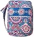DIWI Quilted Bible Cover Large Sizes 10 X 7 X 2.75 Inches Good Book Case (L, C1 Blue Tapestry)