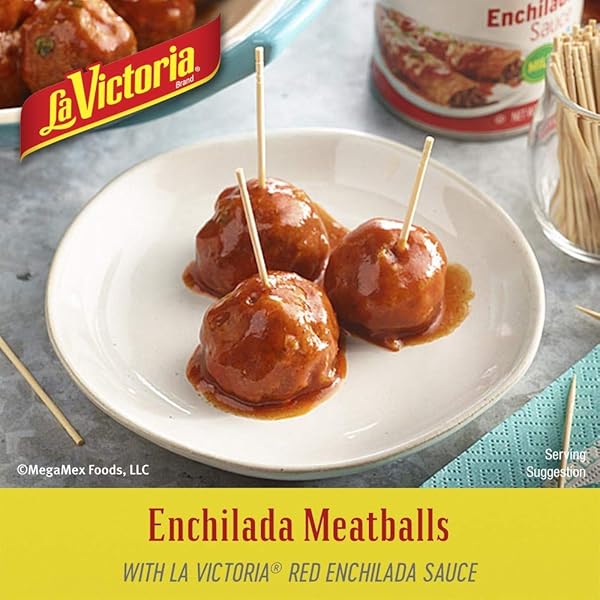 LA VICTORIA TRADITIONAL RED ENCHILADA SAUCE MILD, 10 OUNCE (PACK OF 12)