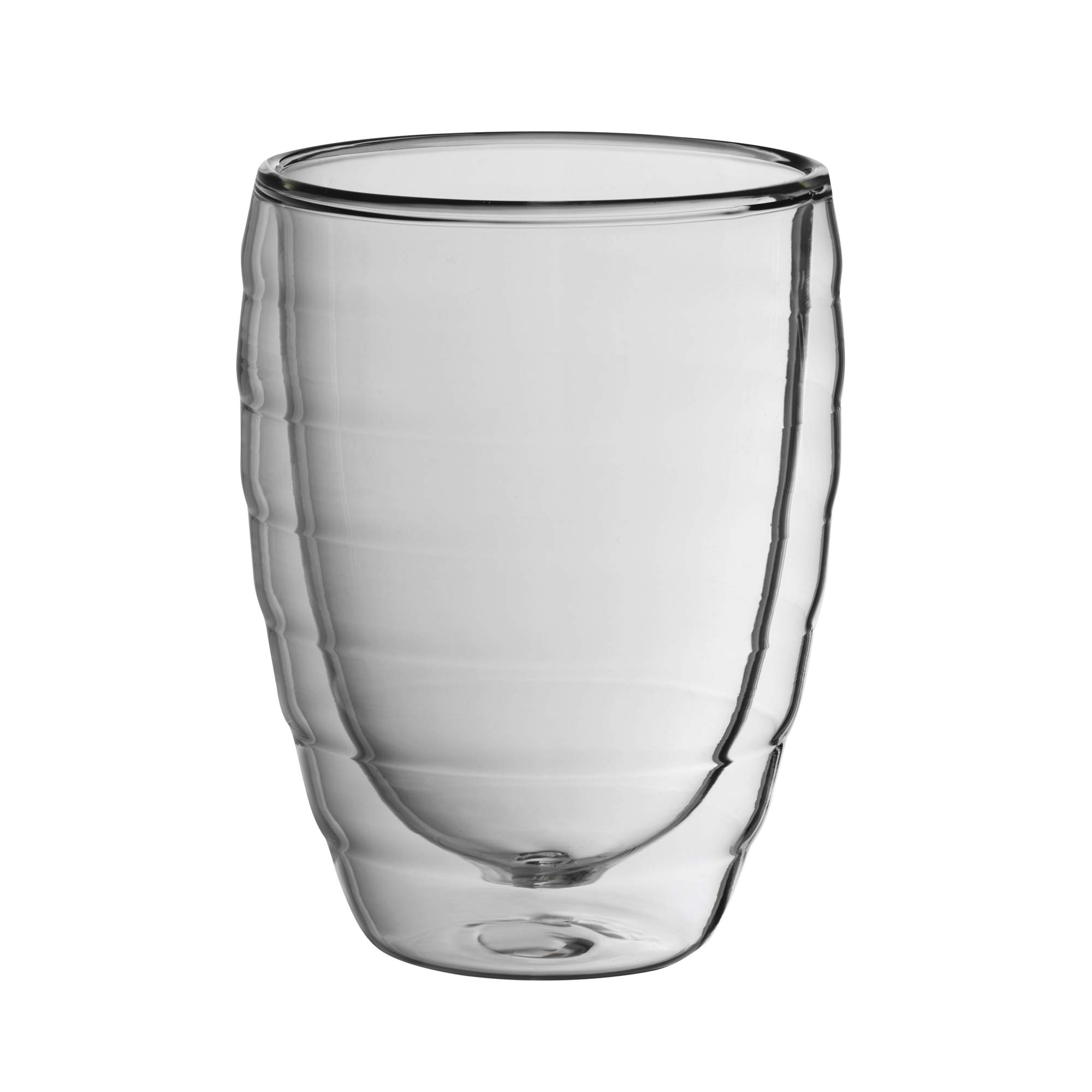 kela Cesena 12412 Latte Macchiato Glass, 2 Pieces, Double-Walled Glass, 350 ml, Transparent