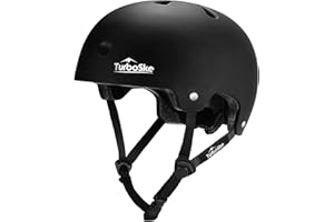 TurboSke Skateboard Helmet, BMX Helmet, Multi-Sport Helmet, Bike Helmet for Kids, Youth, Men, Women