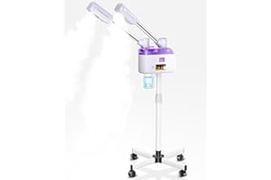 HYTOBP 2 in 1 Professional Facial Steamer, Hot & Cold Mist Face Steamer for Facial Deep Cleaning, is an Esthetician Professional Facial Steamer for Professional Spa, Beauty Clinic, Home Use