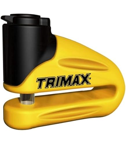 Trimax T665LC Scheibenschloss Gehärtet – Chrom, 1,0 Cm Bolzen, Mit Tasche & Erinnerungskabel