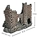 SLOCME Aquarium Ornaments Resin Castle Decorations – Fish Tank Supplies Accessories,Eco-Friendly Fish Tank Castle Aquarium Ornamentthumb 1
