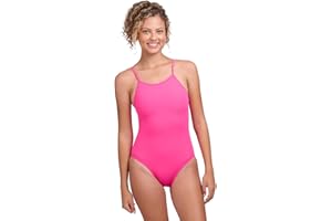 JOLYN Tabitha Women's Athletic One Piece Swimsuit with Fixed Back for Competitive Swimming, Lifeguarding, Full Coverage