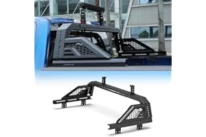 WolfX Roll Bar for Full-Size Pickup Trucks Modular Bed Bar Overland Bed Rack Universal Height&Width Adjustable Truck Sport Ba