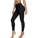 Uowou Thick High Waisted Lounge Legging - Buttery Soft Tummy Control Workout Yoga Pants for Women with Inner Pocket