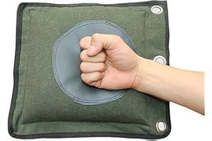 ZooBoo Wing Chun Kung Fu Wall Bag Canvas Leather Kick Boxing Striking Punch Bag