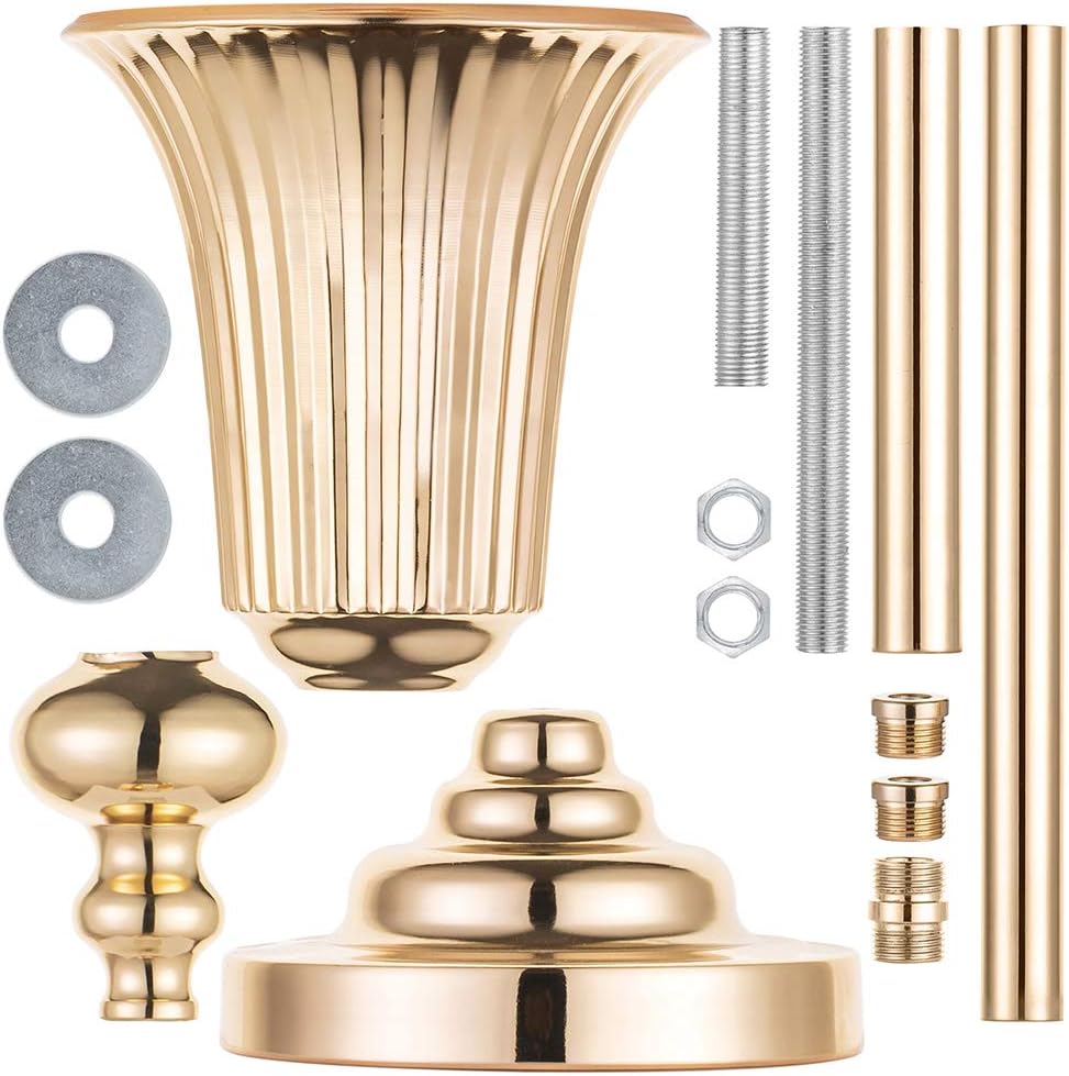 NUPTIO Gold Vase Centrepieces Tall: 2 Pcs 67.8cm Wedding Table Centerpieces Trumpet Vases Metal Flower Stand for Party Anniversary Ceremony Birthday Decorations - Image 5