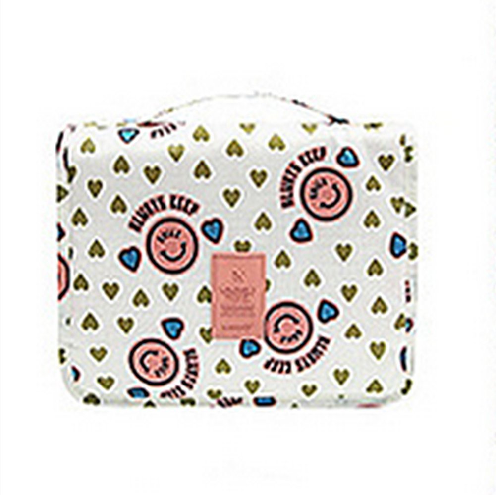 Westeng Bolso Cosmético para Mujeres Plegable Colgante Maquillaje del Bolso Impermeable patrón