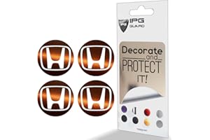 IPG Compatible with Civic Accord CRV VTEC Si Logo Center Cap Overlay Wheel Tire Decals Inner or Outer Stickers (Center Cap:2.