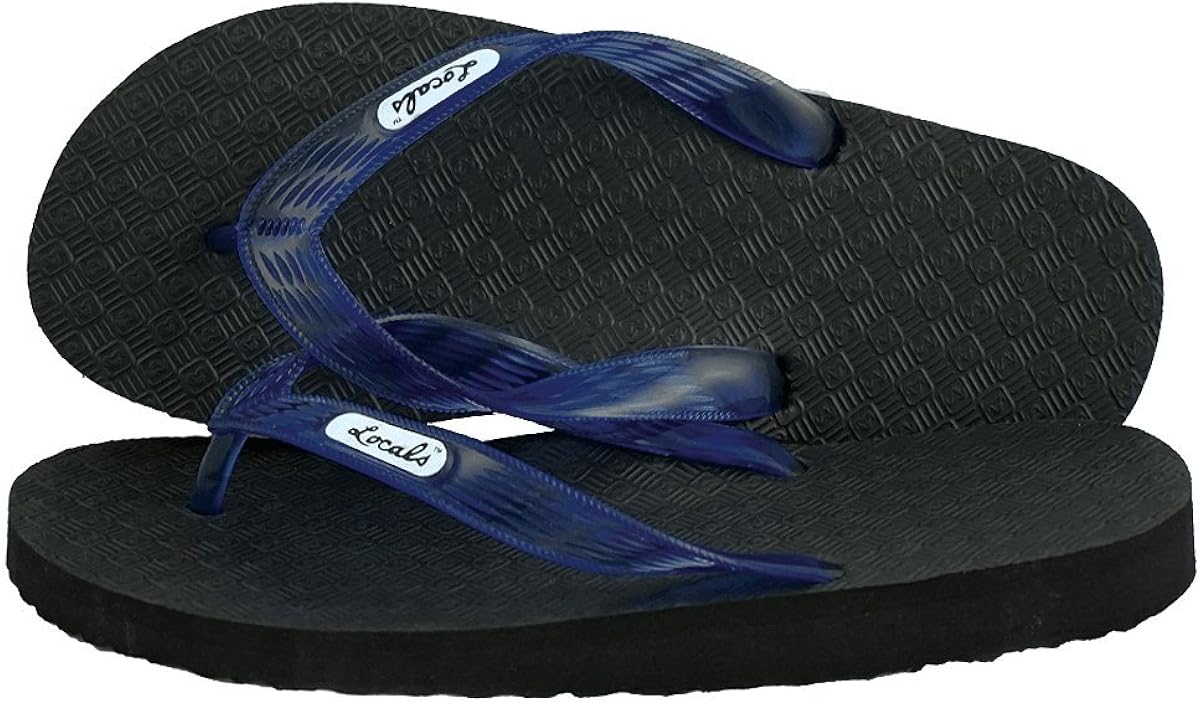 Locals Arch Support Blue Strap Hawaiian Slipper Sandals Men