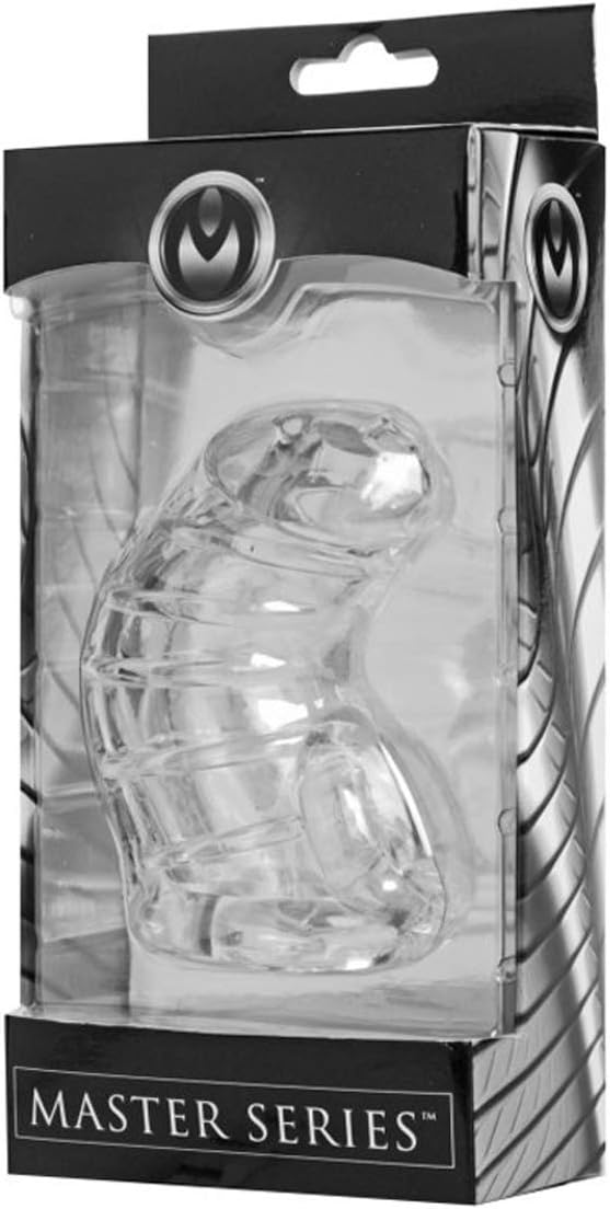 Detained Soft Body Chastity Cage, Transparent - Image 4