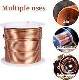 DONGKER Copper Wire 10m x 0.9mm Enameled Magnet Wire for DIY Motors Transformers view 3