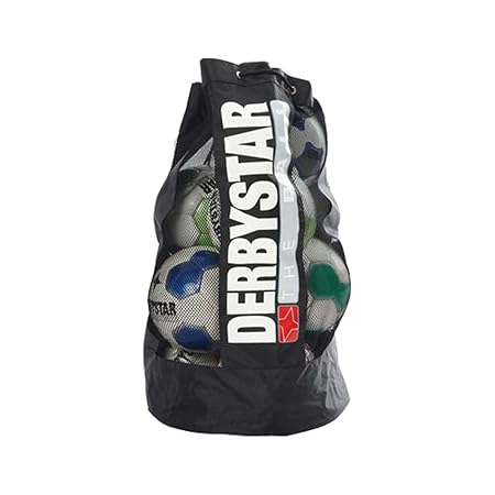 Derbystar BALLSACK sportiger 10 Bälle/Ballnetz schwarz