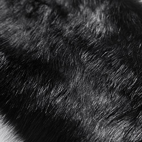 fur collar shawl wrap