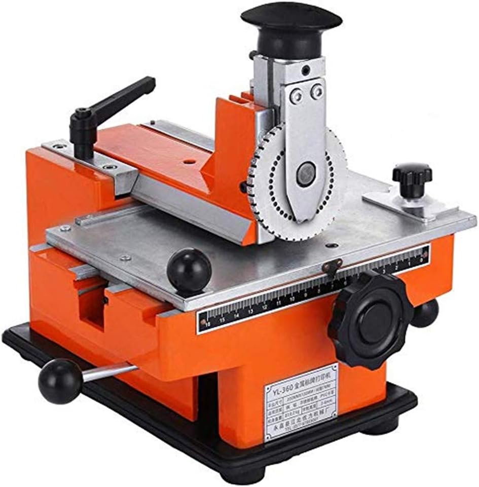 YUNSHINE SemiAutomatic Sheet Embosser Nameplate Metal