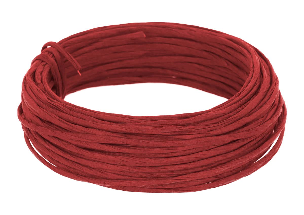 Red paper coated wire 3 mm.x10m.