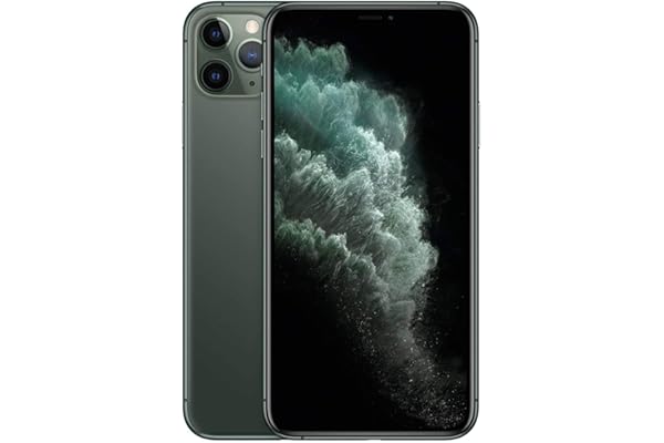 Apple iPhone 11 Pro Max, 64GB, Midnight Green - Unlocked (Renewed)