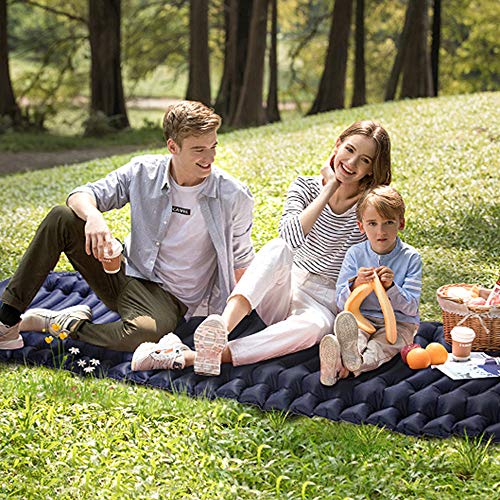 INVOKER Ultralight Inflatable Camping Sleeping Pad Mat with Builtin