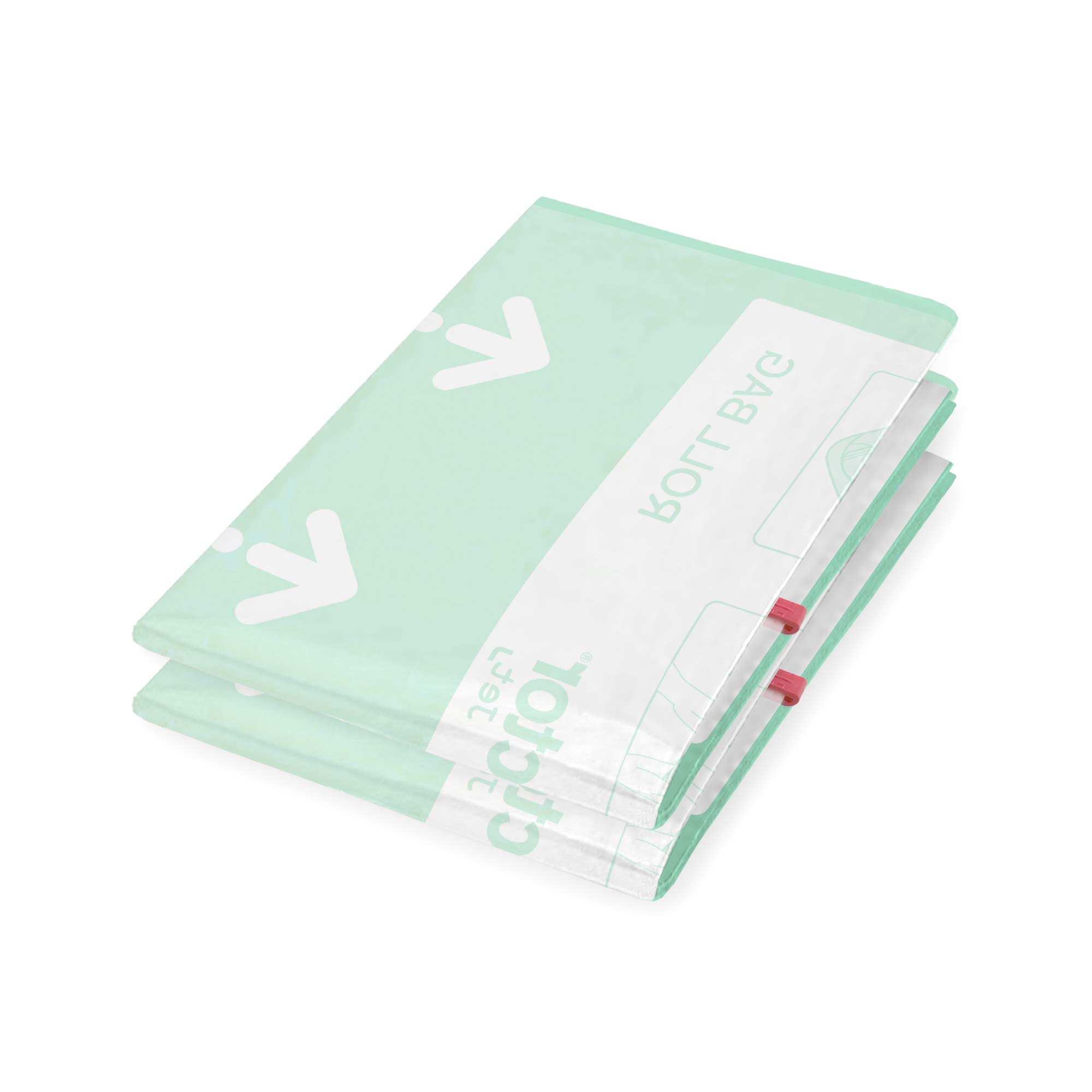 Compactor Set of 2 Manual Roll Up Space Saving Travel Storage Bags, Organise Clothes, Underwear and Travel Essentials, Save Space in Wardrobes and Suitcases, No Need for a Pump or Vacuum, Size Large