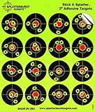 Splatterburst Targets - 2 inch Adhesive "Stick &amp; Splatter" Reactive Shooting Targets - Gun - Rifle - Pistol - AirSoft - BB Gun - Pellet Gun - Air Rifle (25 pack) (Misc.)