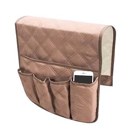 Armrest Organizer Tv Remote Holder 5 Pocket Caddy For Couch Sofa