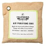 California Home 200g Activated Bamboo Charcoal Deodorizer Natural, Air Purifying Bag, Dehumidifier, Allergy-Free Filters, Odor Neutralizer for Home, Shoes, Car