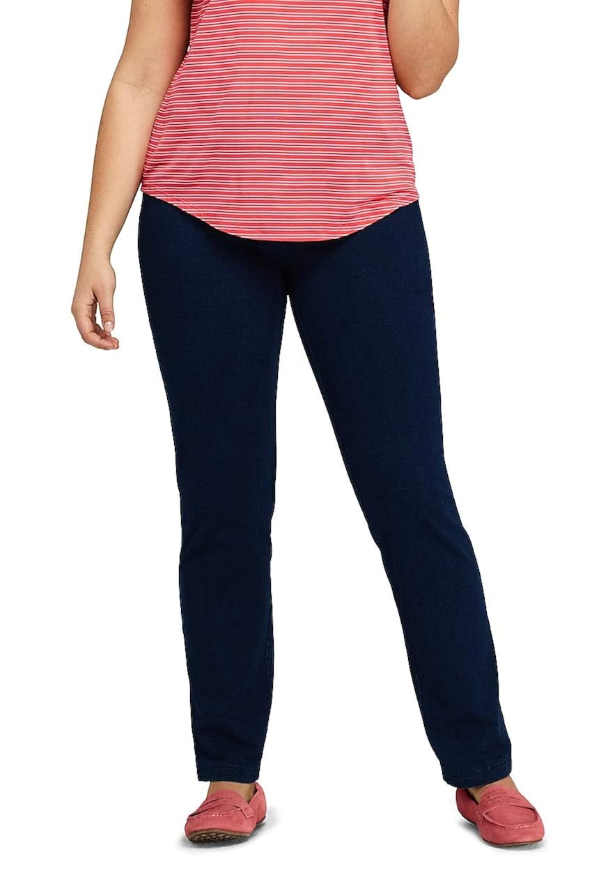 Lands' End Women's Plus Size Starfish Elastic Waist Knit