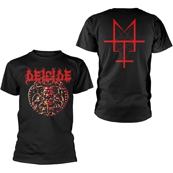 Amazon.com: Deicide T Shirt Once Upon The Cross Band Logo New
