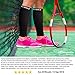 CALF COMPRESSION SLEEVE BeVisible Sports - Shin Splint Leg Compression Socks for Men & Women - Great For Running, Cycling, Air Travel, Support, Circulation & Recovery - 1 Pair