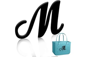 ZEOXUER Letter Charms for Bogg Bag, Decorative Bogg Bag Letter Charms, Lettering Accessories, Bogg Bag Charm Insert Lettering, Alphabet 3D Letters for Personalizing Handbag DIY