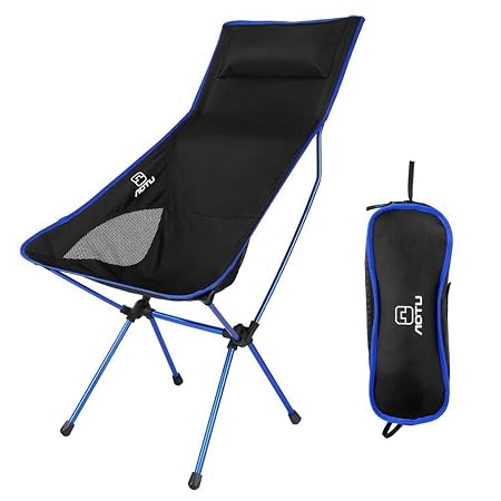 ICOCO Klappbarer Campingstuhl mit Tragetasche – kompakter, ultraleichter Faltbarer Strandstuhl – Tragbarer hoch belastbarer O
