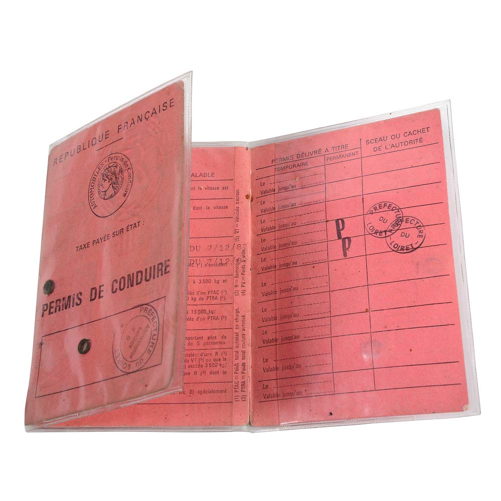 Exacompta - Ref 5394E - PVC 3-Part Protective Document Sleeve - 88 x 125mm in Size, 6 Faces (3 on Each Side), 2mm PVC to Withstand Everyday Use - Pack of 10 Sleeves