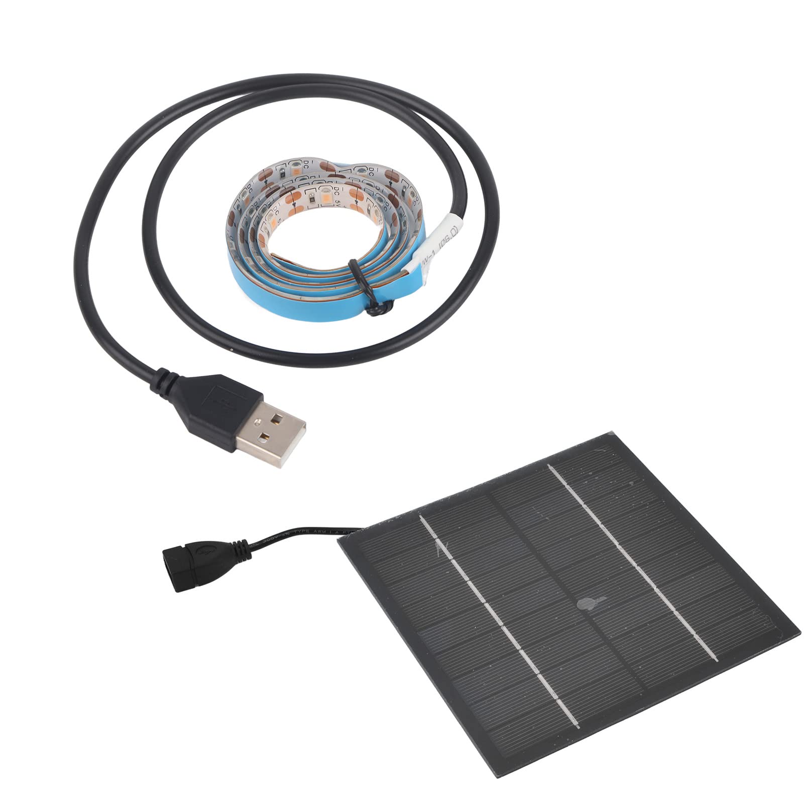 Grow Light Strip, 5W Solar Plant Light Strip for Indoor Plants Full Spectrum LED Grow Light Bar for Greenhouse Gardening Seedling Hydroponics Succulent (#1)