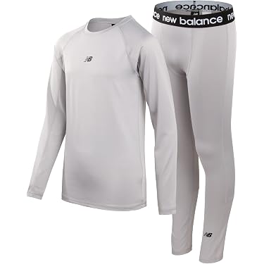Outland Set Intimo Termico Bambino – Maglia E Leggings In Pile Morbido – GR-10 Grigio