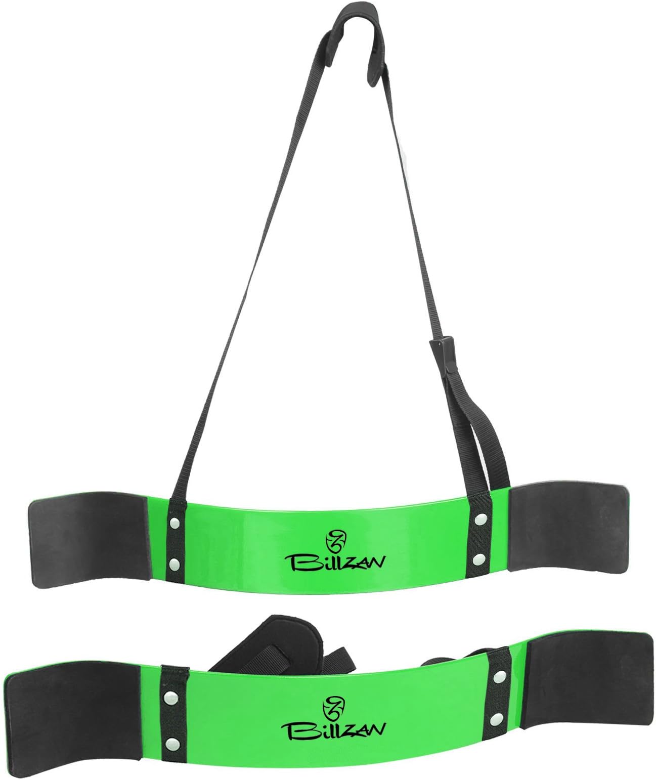 Heavy Duty Arm Isolator Blaster Body Building Bomber Bicep Curl Triceps Muscle Builder Bar GREEN